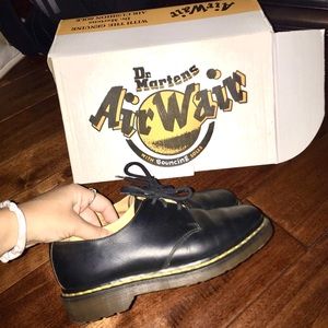 1461 Women’s Black Leather Dr Martens